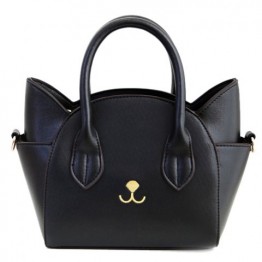 Cute Cat Shape and Solid Color Design Tote Bag For Women